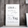 Schild Holz Glück ist ... Shabby Chic