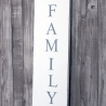 Schild We are Family Shabby Chic