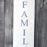 Schild We are Family Shabby Chic