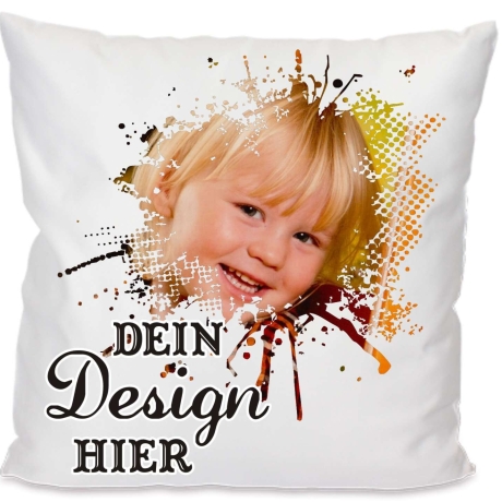 Kissen 40x40 cm personalisiert mit deinem Wunschmotiv