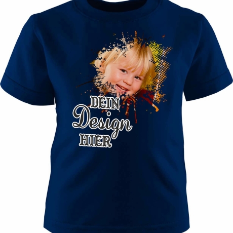 Baby & Kinder Kurzarm T-Shirt personalisiert mit Wunschmotiv