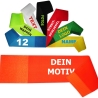 Klett-Armbinde 10 cm Höhe personalisiert mit deinem Wunschmotiv