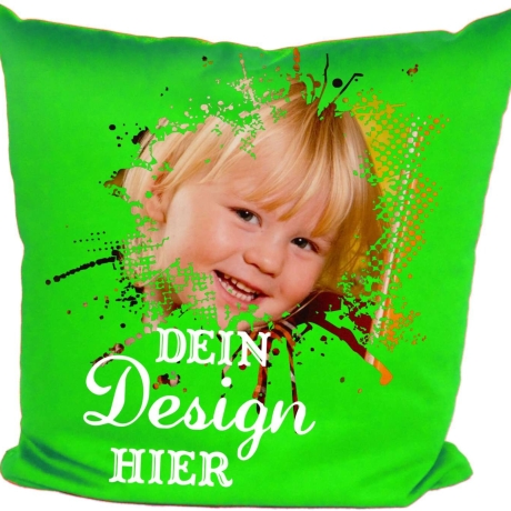 Kissen 40x40 cm personalisiert mit deinem Wunschmotiv
