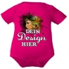 Baby Body kurzarm personalisiert mit deinem Wunschmotiv