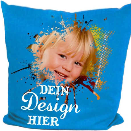Kissen 40x40 cm personalisiert mit deinem Wunschmotiv
