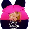 Baby Ohren Mütze Multicolor personalisiert mit deinem Wunschmotiv