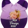 Baby Ohren Mütze Multicolor personalisiert mit deinem Wunschmotiv