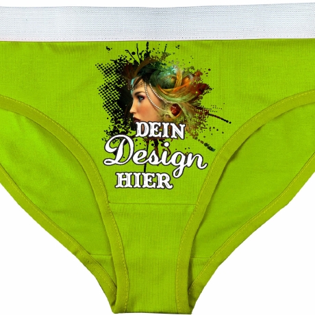 Damen Slip personalisiert mit deinem Wunschmotiv oder Wunschtext