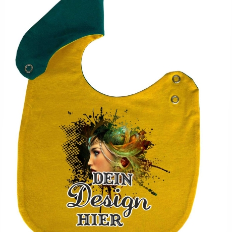 Lätzchen Multicolor personalisiert mit deinem Wunschmotiv