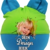 Baby Ohren Mütze Multicolor personalisiert mit deinem Wunschmotiv