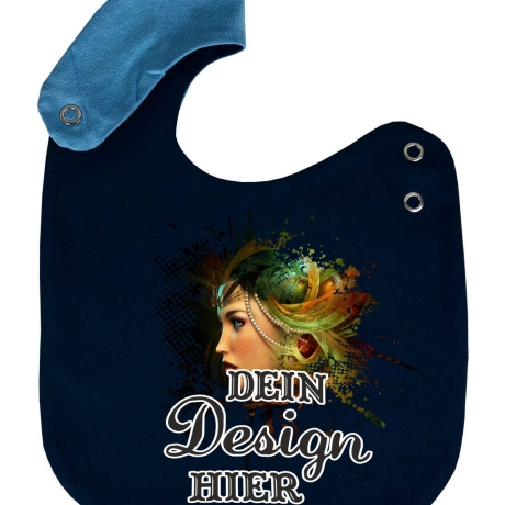 Lätzchen Multicolor personalisiert mit deinem Wunschmotiv