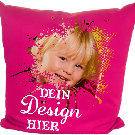 Kissen 40x40 cm personalisiert mit deinem Wunschmotiv