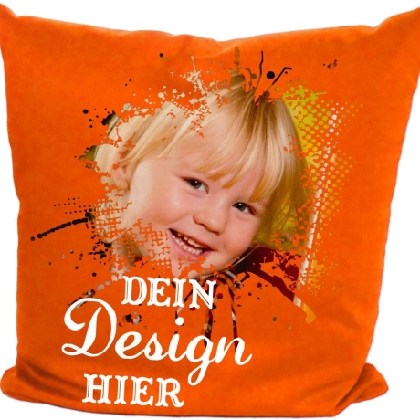 Kissen 40x40 cm personalisiert mit deinem Wunschmotiv