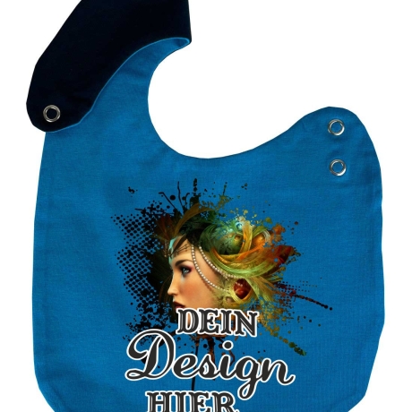 Lätzchen Multicolor personalisiert mit deinem Wunschmotiv