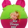 Baby Ohren Mütze Multicolor personalisiert mit deinem Wunschmotiv