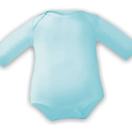 Baby Body langarm personalisiert mit deinem Wunschmotiv