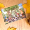 Postkarte Erntezeit, Erntedank, Herbst Waldorf Jahreszeitentisch