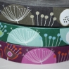 2m Webband Grannys garden rauchgrau grau LETZTES 