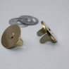 Magnetverschluss gold 18 mm flach Magnetknopf Magnetdruckknopf