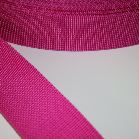 Gurtband 40 mm pink 1,8 mm stark
