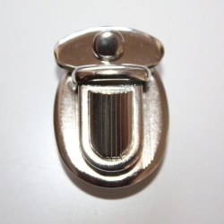 Steckverschluss Mappenschloss Steckschloss 36x25 mm silber