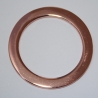 Metall-Ring rosegold glänzend 30 mm Innendurchmesser RESTMENGE