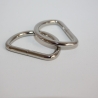 6x D-Ring 30 mm silber Stahl D-Ringe LETZTEN