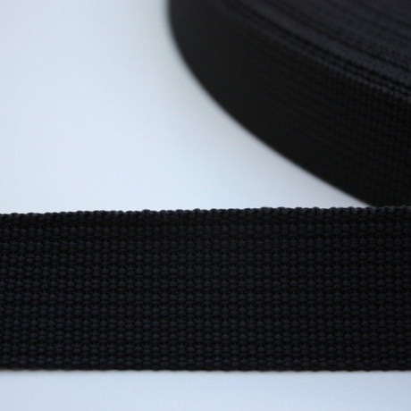 AUSverk 0124Gurtband 40 mm schwarz 1,8 mm stark Taschenband 