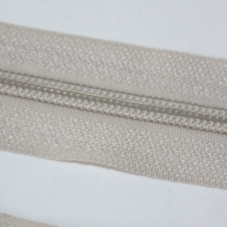 Reißverschluss natur & Zipper 5 mm natur beige Endlos-Ware