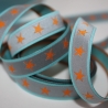 REST 2,6m Sterneband grau orange türkis Sterne STERN