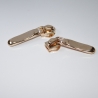 2x Zipper gold goldHELL formschön 5 mm Schiene Schieber ab 2 St.