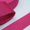 Gurtband 35 mm pink - 1 mm stark - Glanz