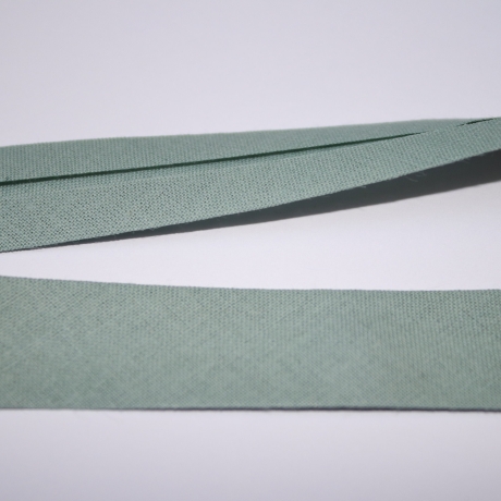 AUS 3,35 +1,90m Schrägband grün Baumwolle 18 mm verte