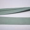 AUS 3,35 +1,90m Schrägband grün Baumwolle 18 mm verte