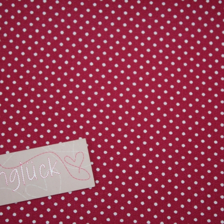 Baumwolle Pünktchen cherry rot Dots AU Maison