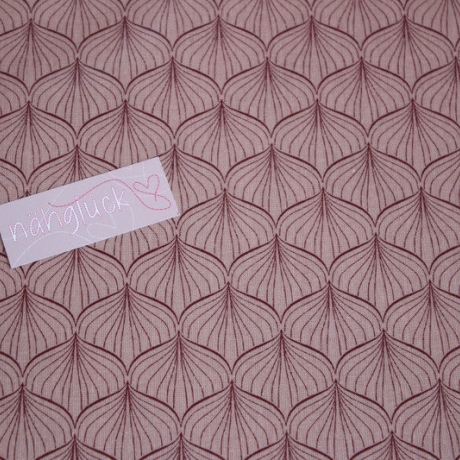 REST beschichtete Baumwolle Alli powder rose ginger red AU Maison
