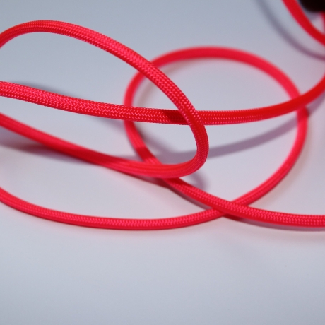 AUS 4,4m Paracord Schnur flamingo pink Kordel neonpinkorange 