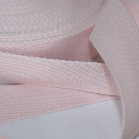 Gurtband Baumwolle 40 mm rosa Baumwoll-Gurtband RESTmenge