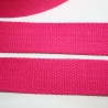 Gurtband Baumwolle 30 mm pink Baumwoll-Gurtband