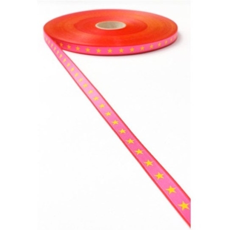 Sterneband pink gelb farbenmix Sterne