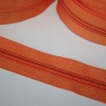 1,2m Reißverschluss orange 5 mm + 6 St. Zipper