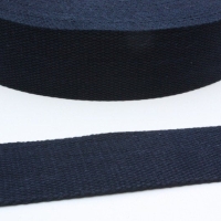 Gurtband Baumwolle 40 mm blau dunkelblau Baumwoll-Gurtband