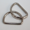 6x D-Ring 30 mm silber Stahl D-Ringe LETZTEN