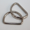 AUS 080624 6x D-Ring 30 mm silber Stahl D-Ringe