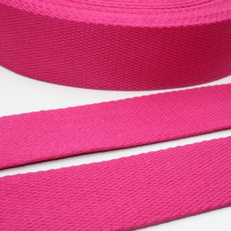 Gurtband Baumwolle 40 mm pink