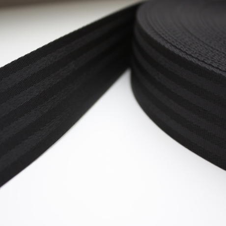 2,9m Gurtband Sicherheitsgurtband 50 mm schwarz 11 Streifen