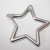 Karabinerhaken ★ Stern silber Aluminium Stern-Karabiner