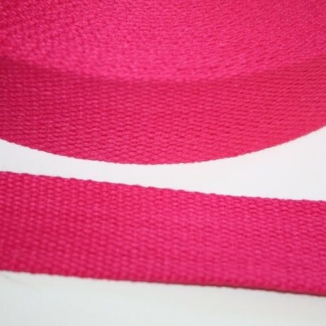 2,25m REST Gurtband Baumwolle 30 mm pink Baumwoll-Gurtband