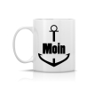 Tasse bedruckt mit Motiv Anker Moin *spülmaschinengeeignet*