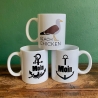 Tasse bedruckt mit Motiv Anker Moin *spülmaschinengeeignet*